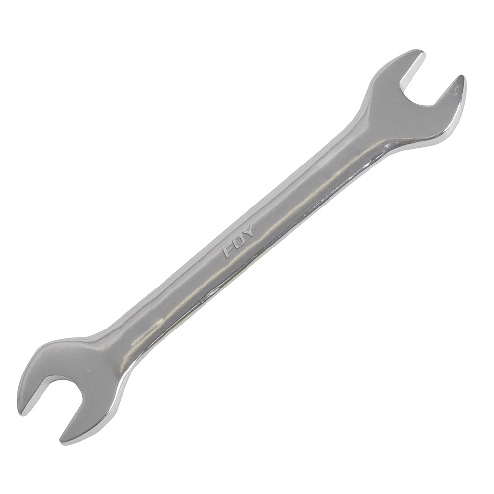 Llave española pulido espejo en pulgadas, 1/2" x 9/16", Foy