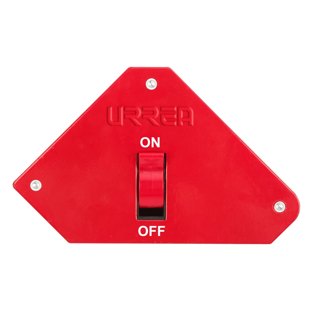 Esquina magnética para soldar multiangular con switch 4-21/32", 55 lb, Urrea