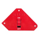 Esquina magnética para soldar multiangular con switch 4-21/32", 55 lb, Urrea