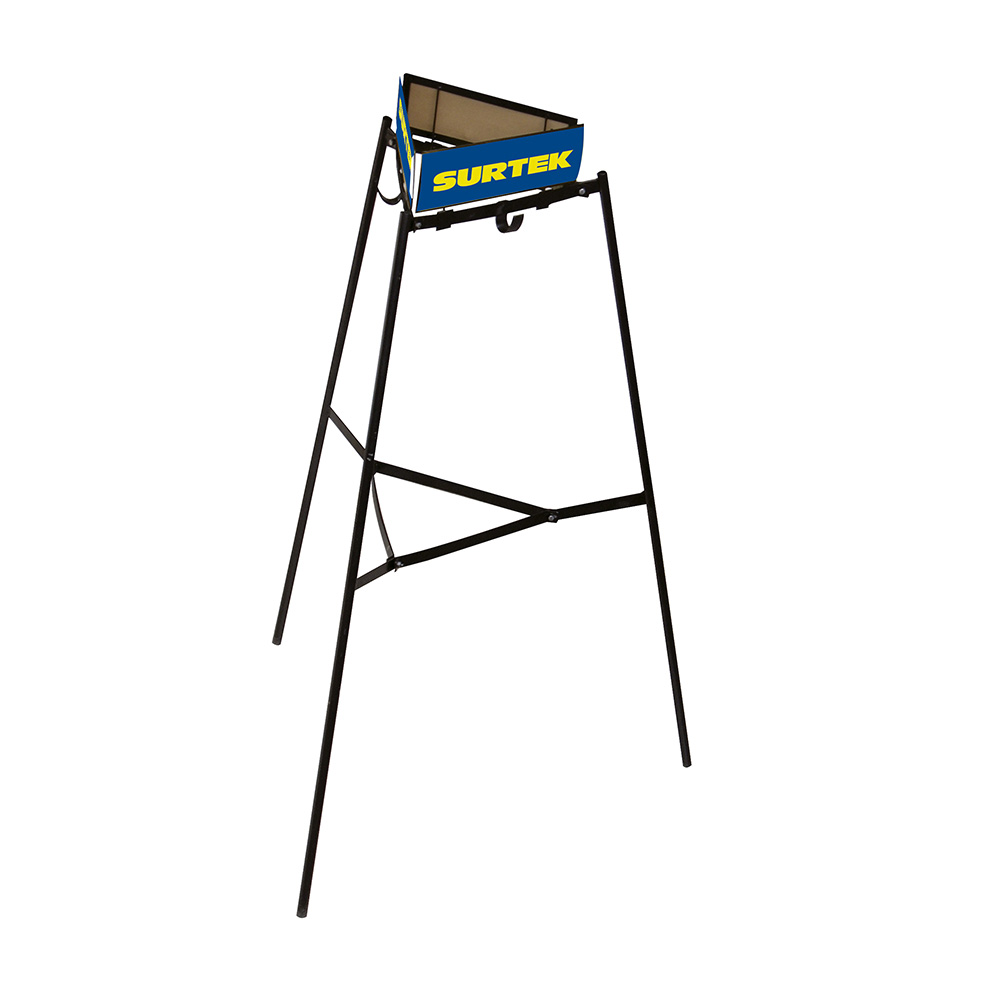 Exhibidor de piso para carretillas 78.5 x 78.5 x 175 cm, Surtek
