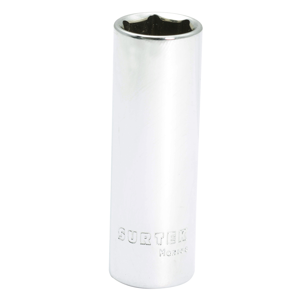 Dado largo métrico cuadro de 1/4", 6 puntas, 9 mm, Surtek