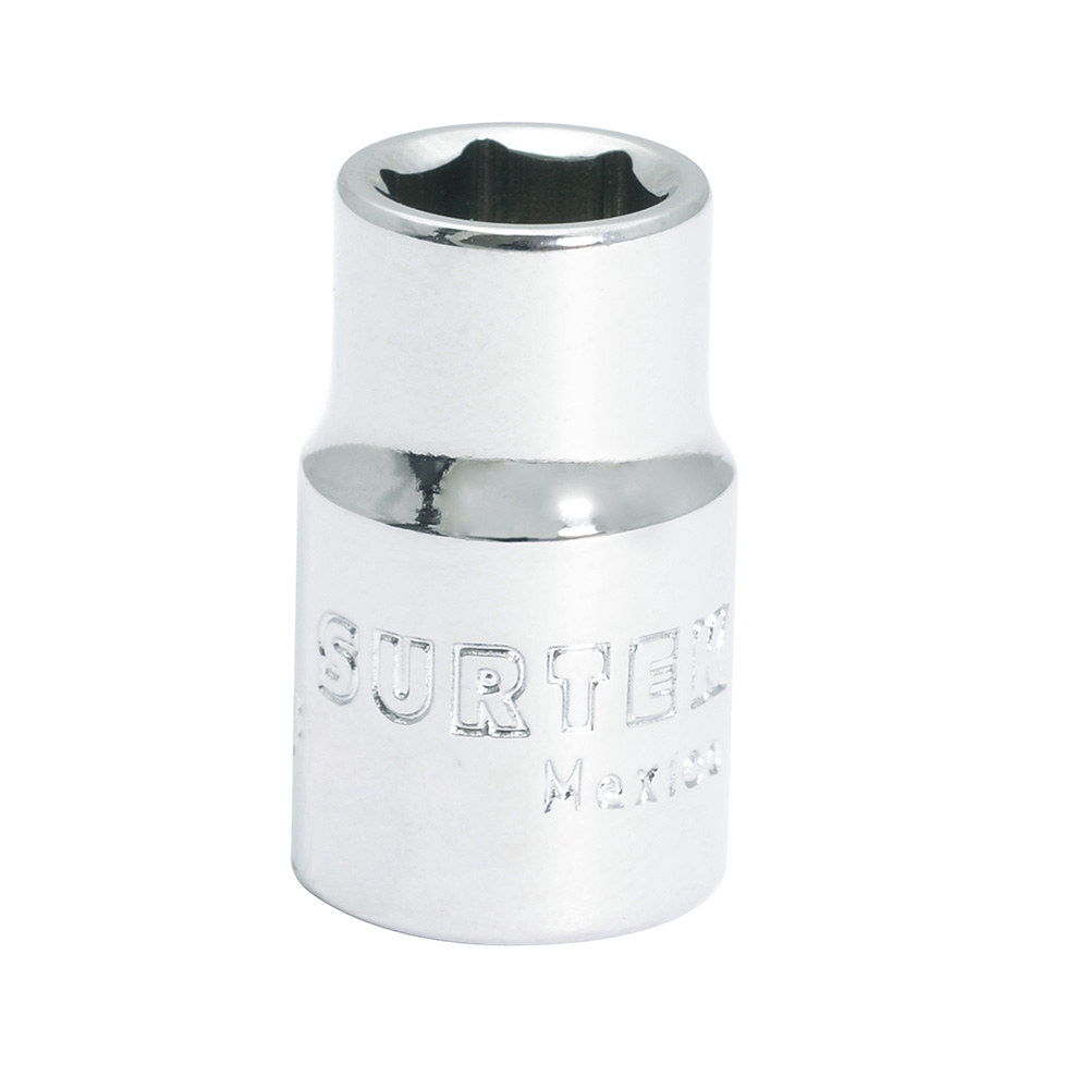 Dado en pulgadas cuadro de 3/8", 6 puntas, 1/4", Surtek