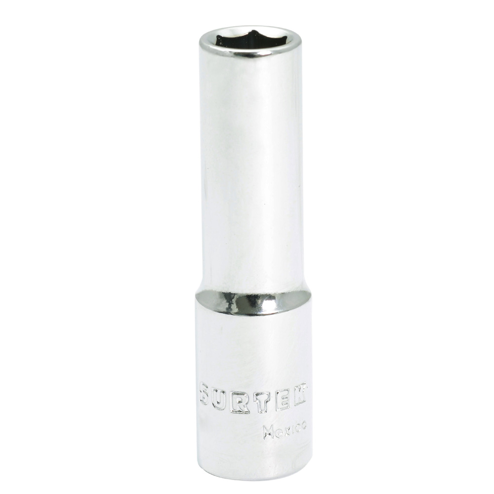 Dado largo en pulgadas cuadro de 3/8", 6 puntas, 3/8", Surtek