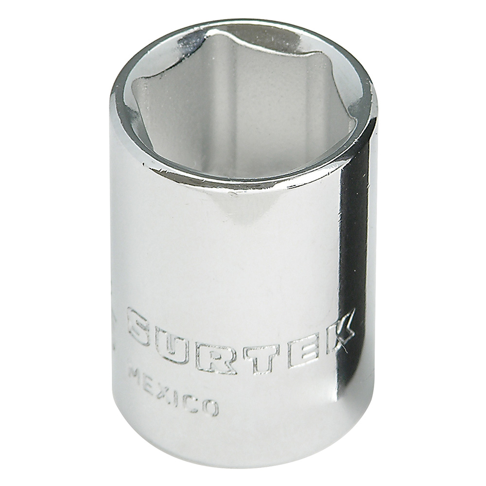 Dado métrico cuadro de 3/8", 6 puntas, 15 mm, Surtek