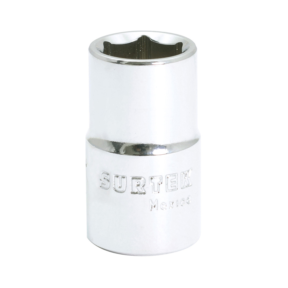 Dado en pulgadas cuadro de 1/2", 6 puntas, 3/8", Surtek