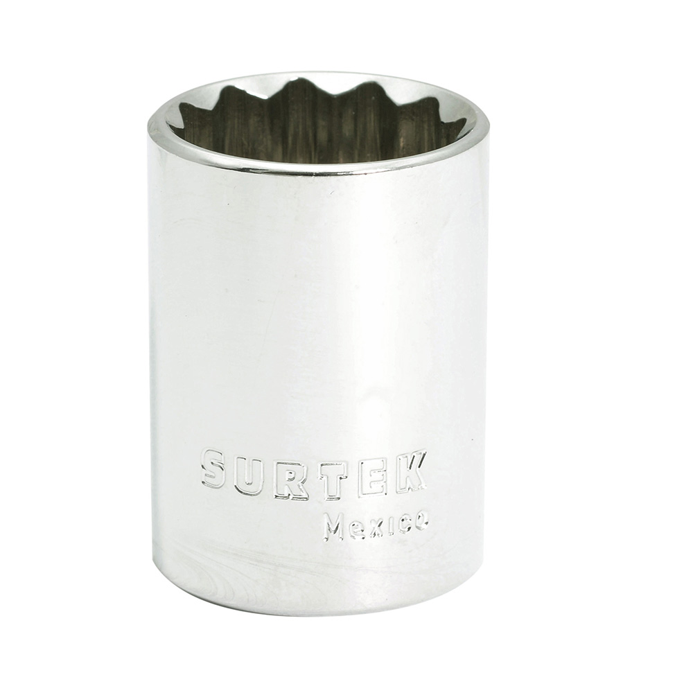 Dado en pulgadas cuadro de 1/2", 12 puntas, 5/8", Surtek