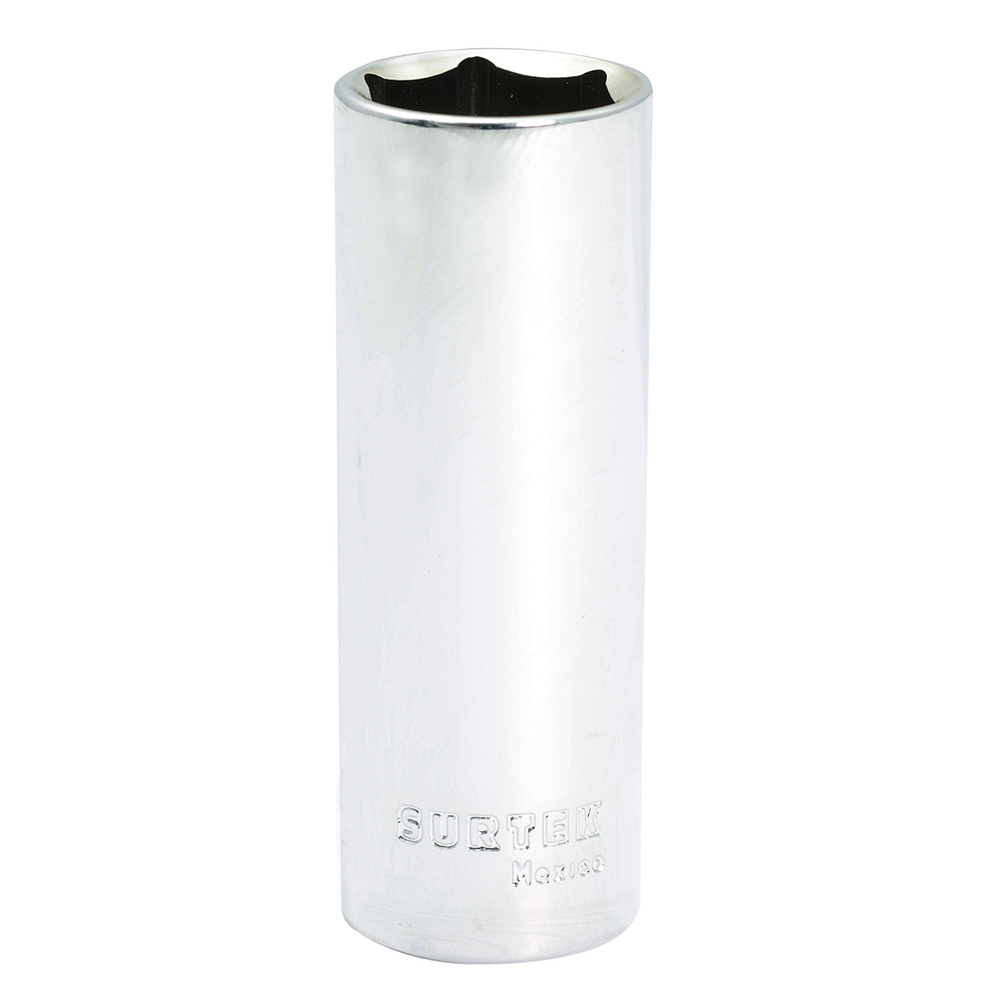 Dado largo en pulgadas cuadro de 1/2", 6 puntas, 3/4", Surtek