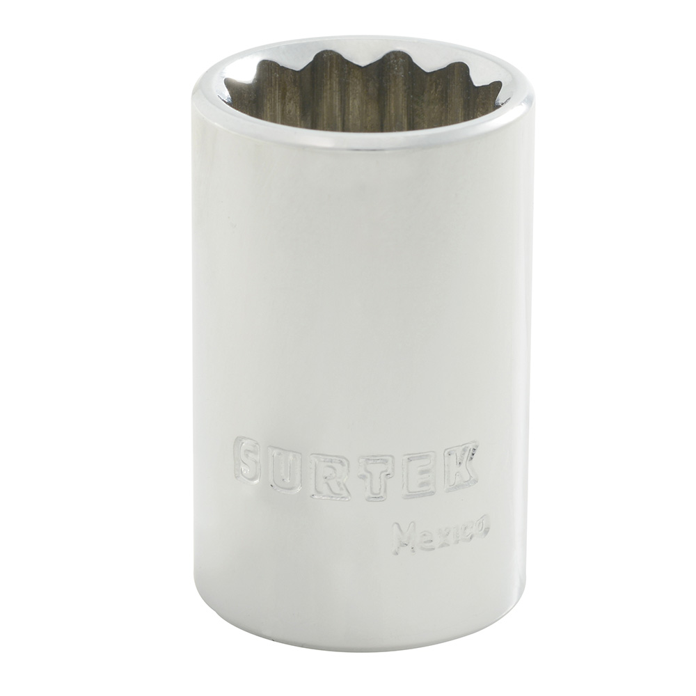 Dado métrico cuadro de 1/2", 12 puntas, 29 mm, Surtek
