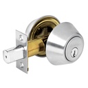 23611 / Cerrojo llave-llave cromo mate, llave tradicional, Hermex