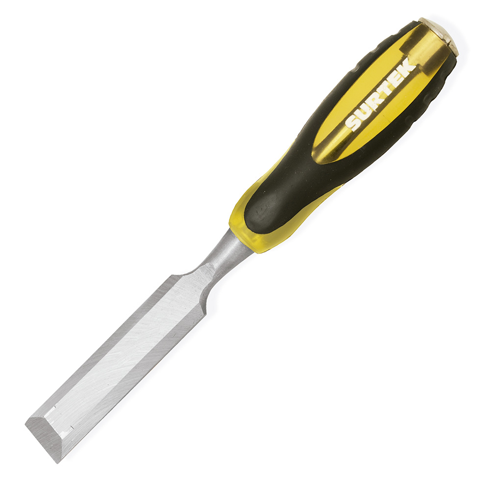 Formón para madera con mango bimaterial 1/4", Surtek
