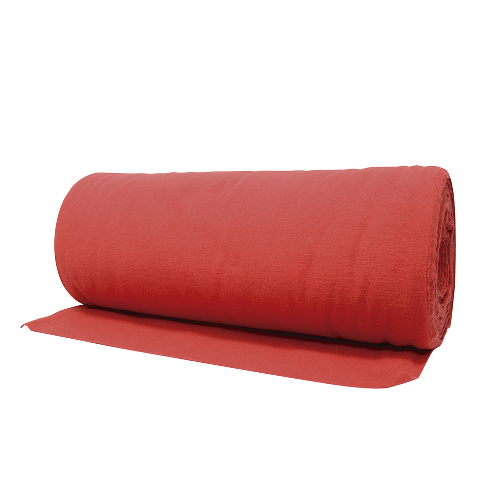 Franela en rollo de 50 cm x 50 m roja, Foy
