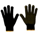 Guantes de algodón con puntos de PVC talla M, Surtek