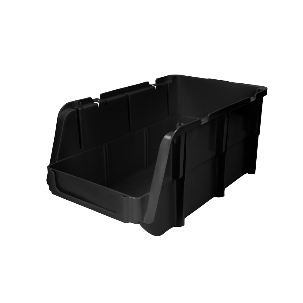 Gaveta plástica negro pico de pato 17" x 16" x 7", Surtek