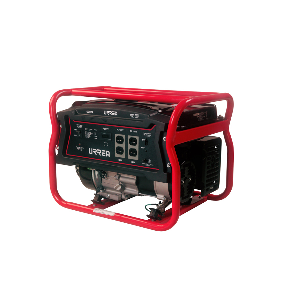 Generador a gasolina 3000 W, 212 cc, voltaje de salida 120 V / 240 V, Urrea