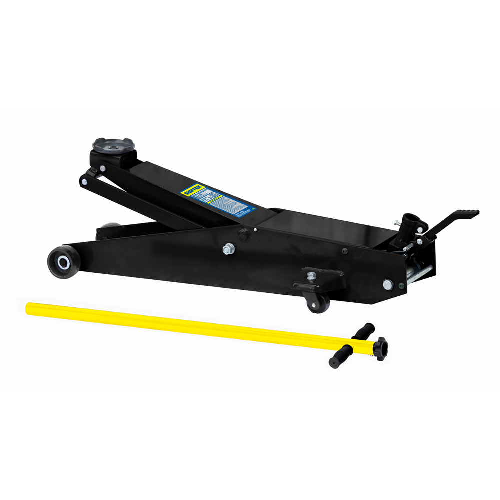 Gato hidráulico de patín con mango de grip plástico antiderrapante, 3 ton, Surtek