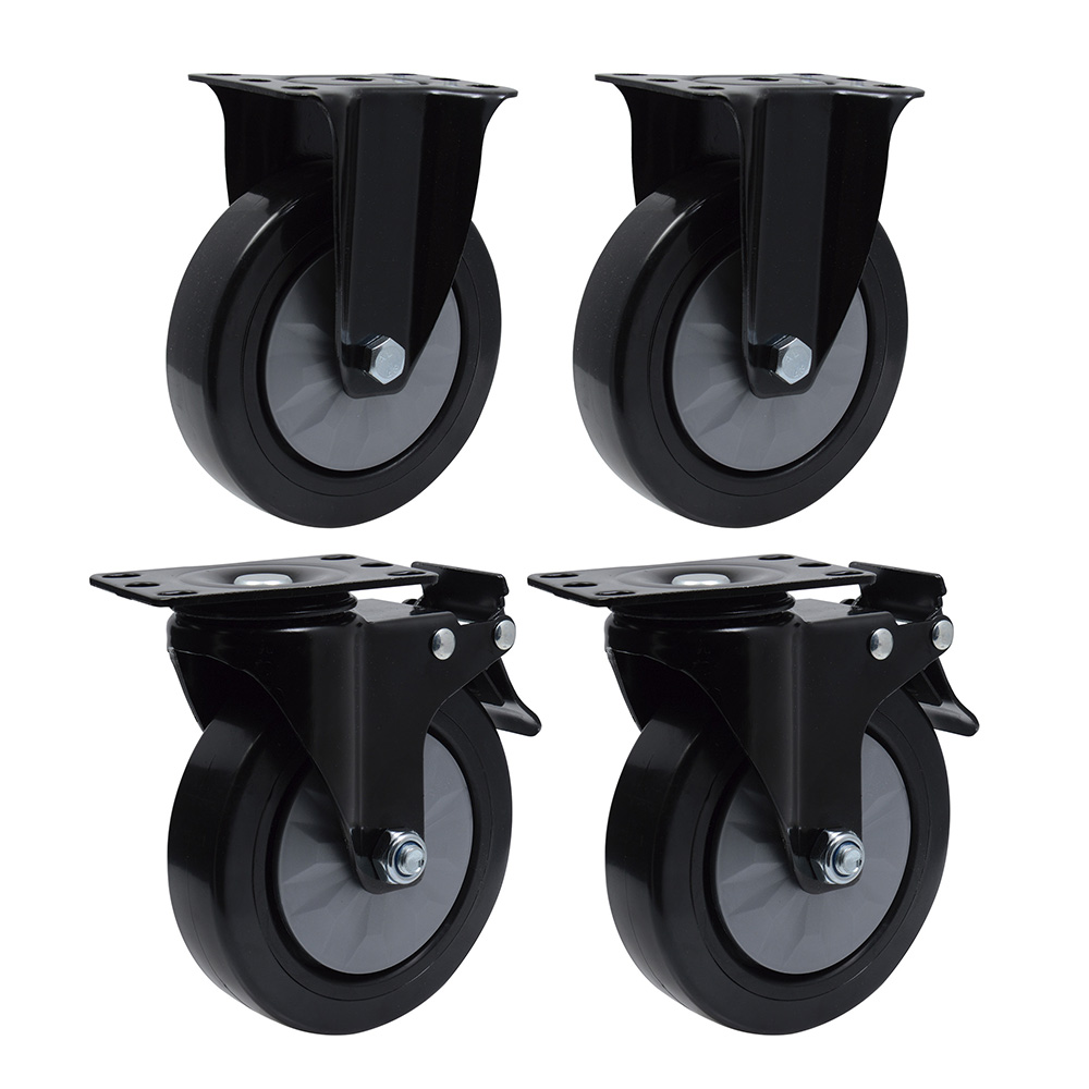 Juego de 4 ruedas de 5" para gabinetes serie HD, Urrea