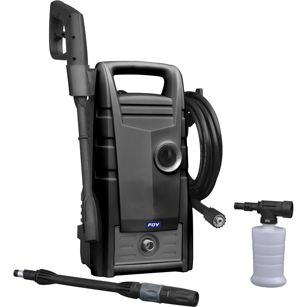 Hidrolavadora eléctrica 1300 W 127 V 1600 PSI, 5.5Lt por minuto flujo máximo, Foy