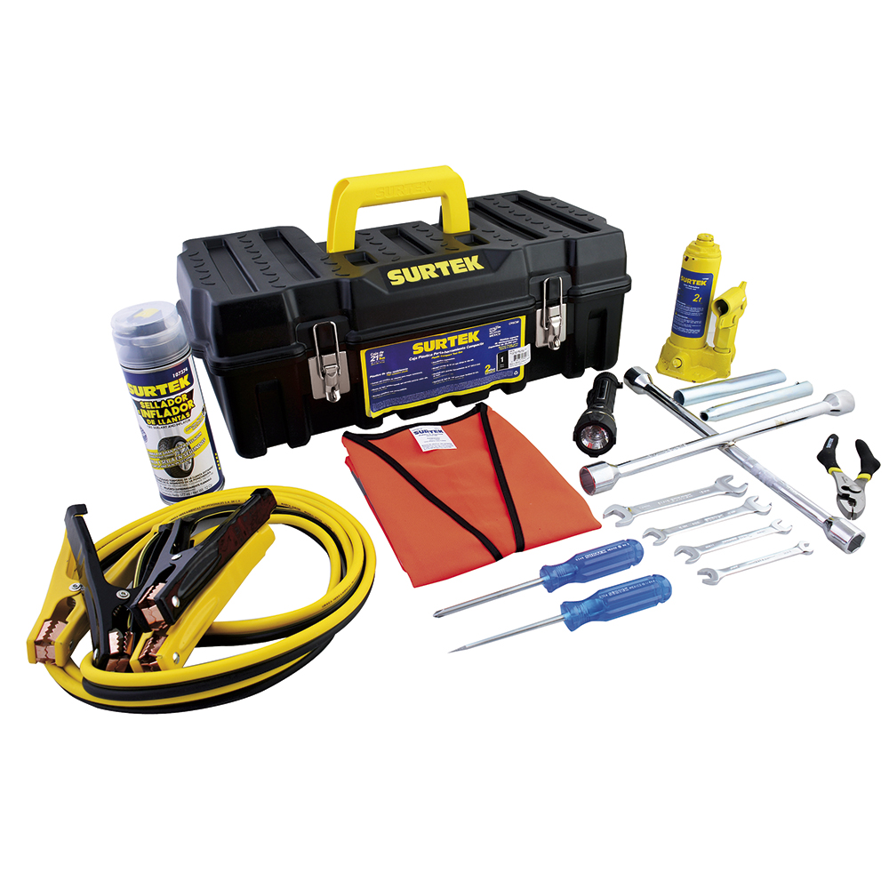 Juego combinado de herramienta para auto, 14 piezas, Surtek