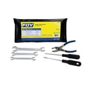 Juego combinado de herramienta automotriz con estuche plástico, 6 piezas, Foy