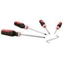 Juego de destornilladores con mango trimaterial combinados, 5 piezas, Urrea