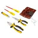 Juego combinado de herramienta para electricista de 1000 V, 6 piezas, Surtek