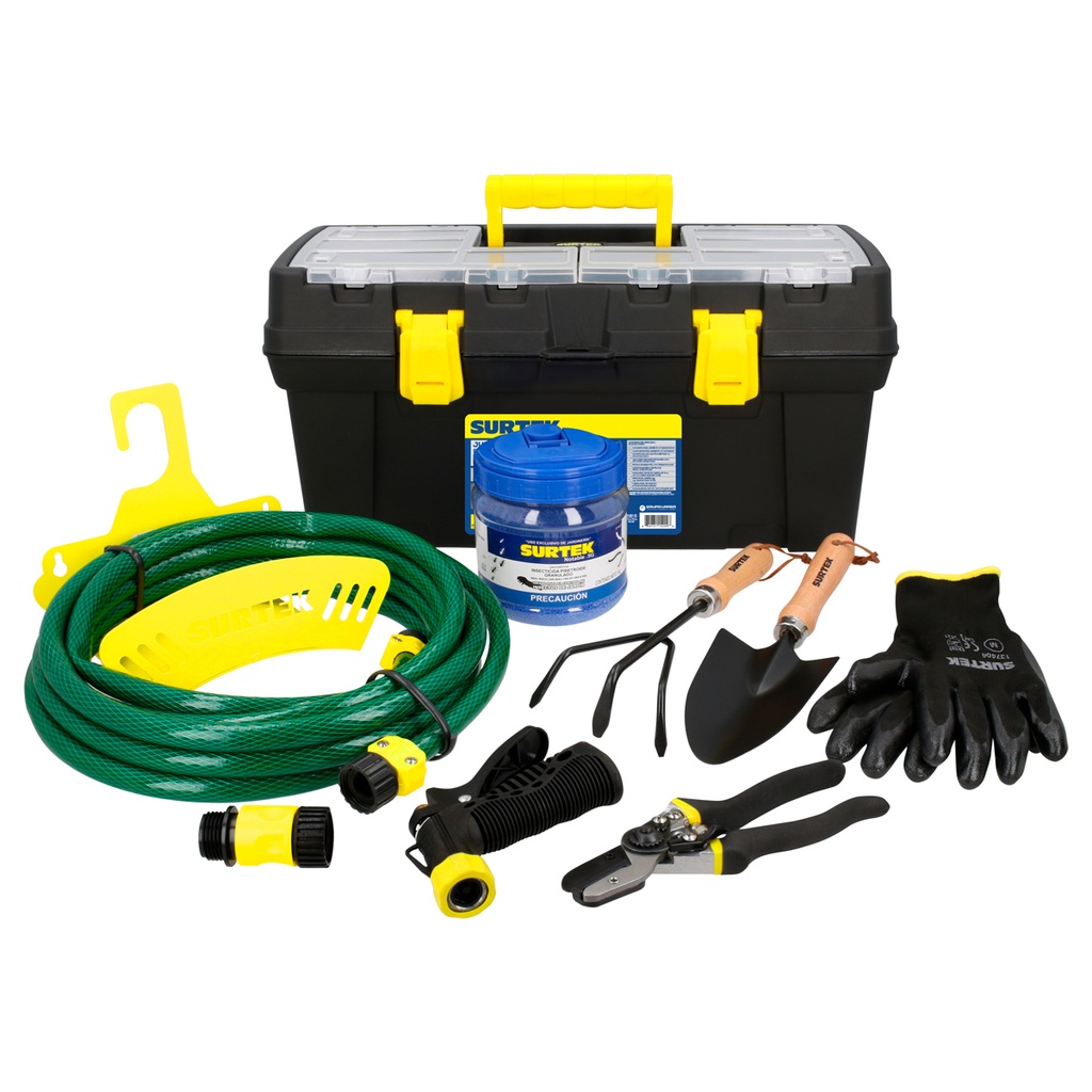 Juego combinado de herramienta para jardinería, 10 piezas, Surtek