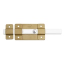 Pasador de sobreponer 8 cm dorado, Lock