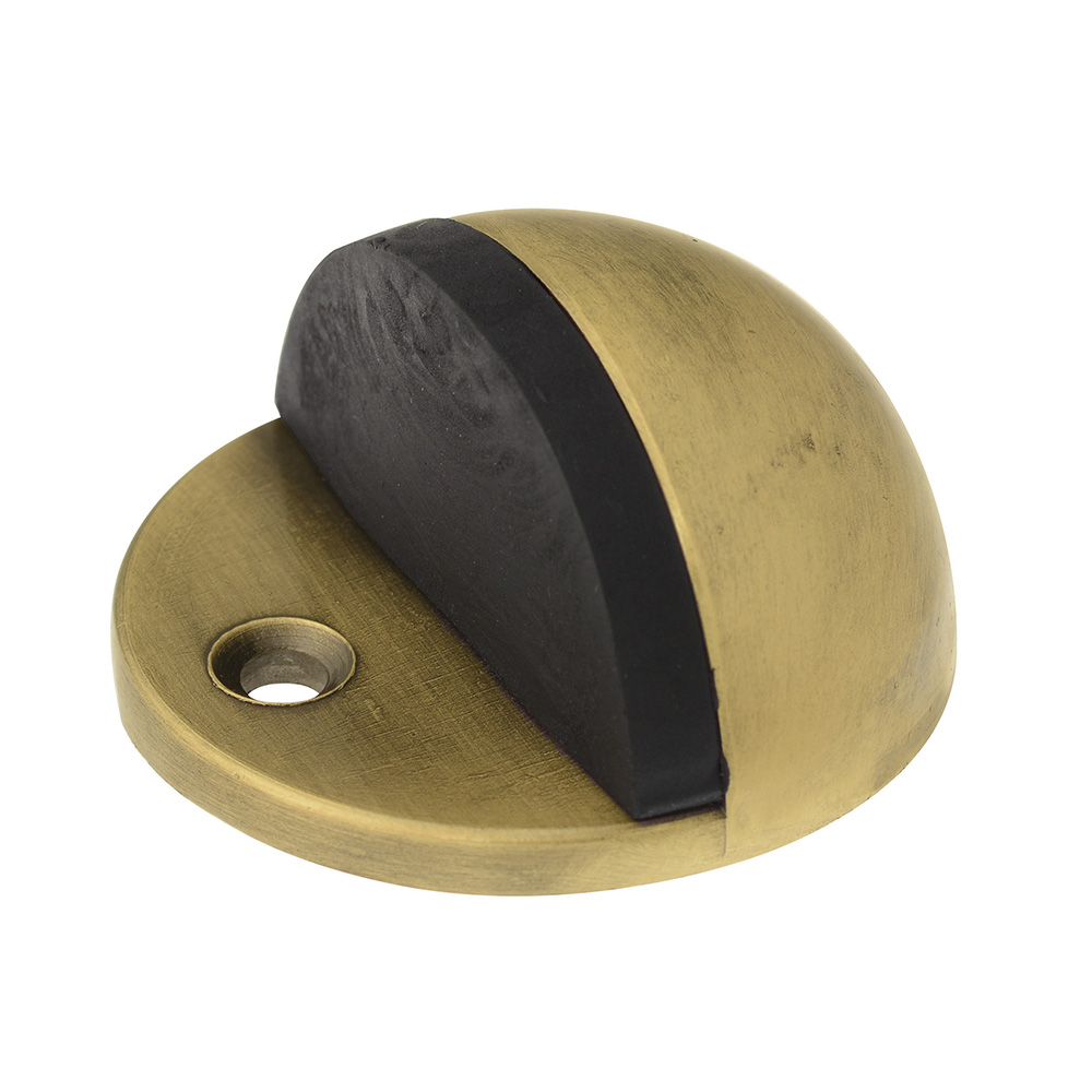 Tope tipo catarina para puerta latón antiguo, Lock