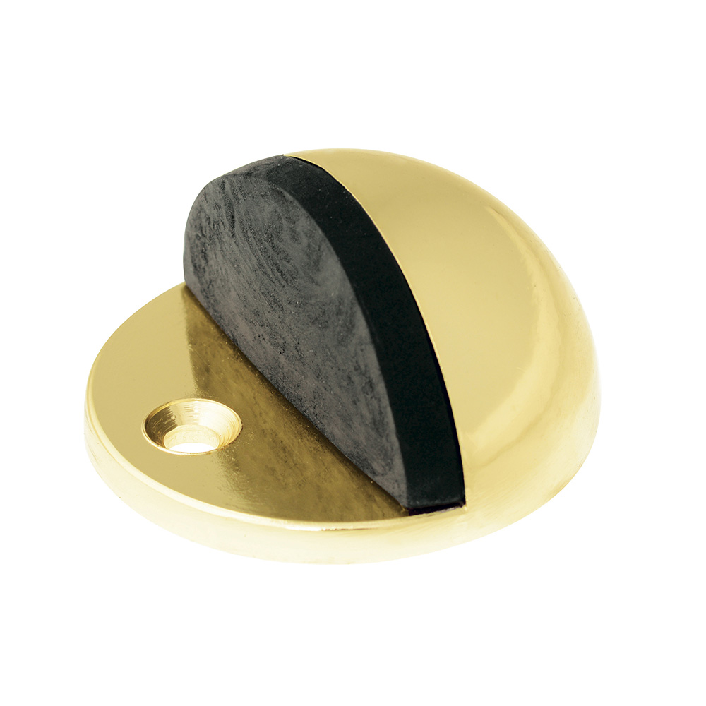 Tope tipo catarina para puerta latón brillante, Lock