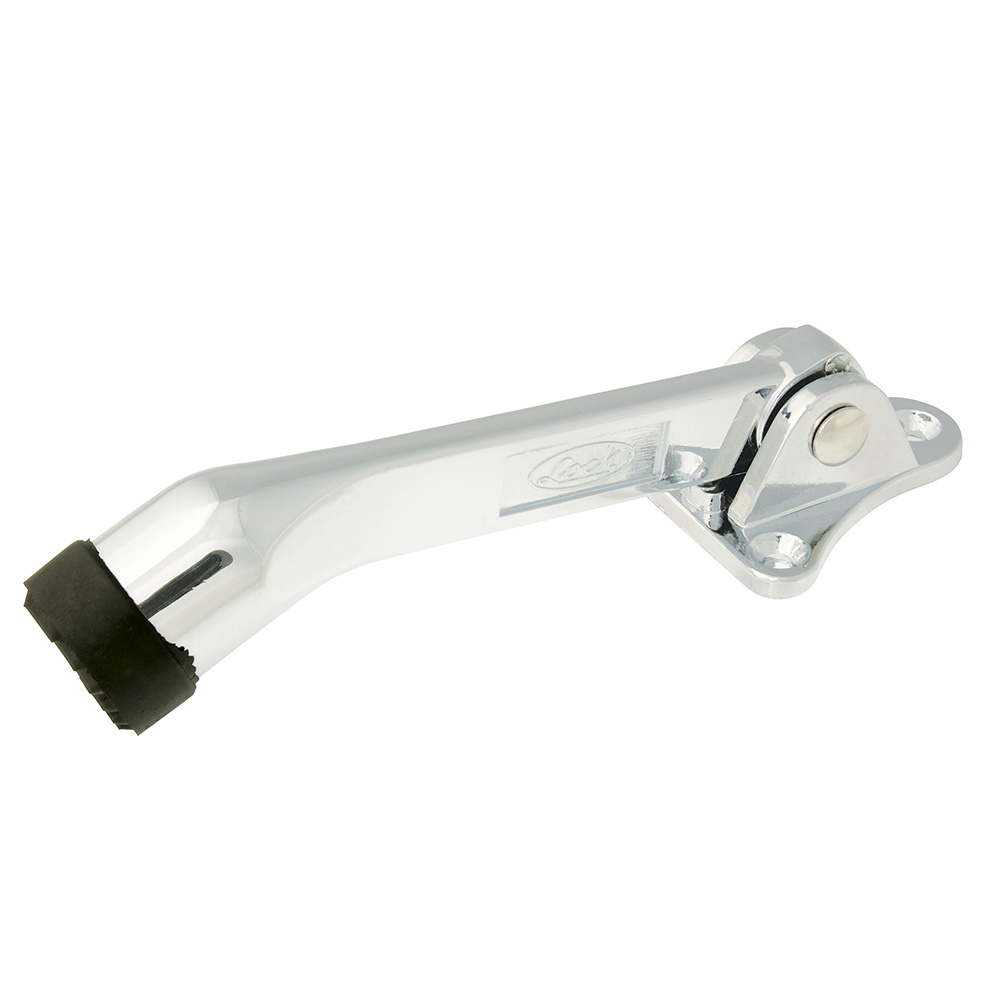 Fija puerta tipo palanca acabado cromo brillante, Lock