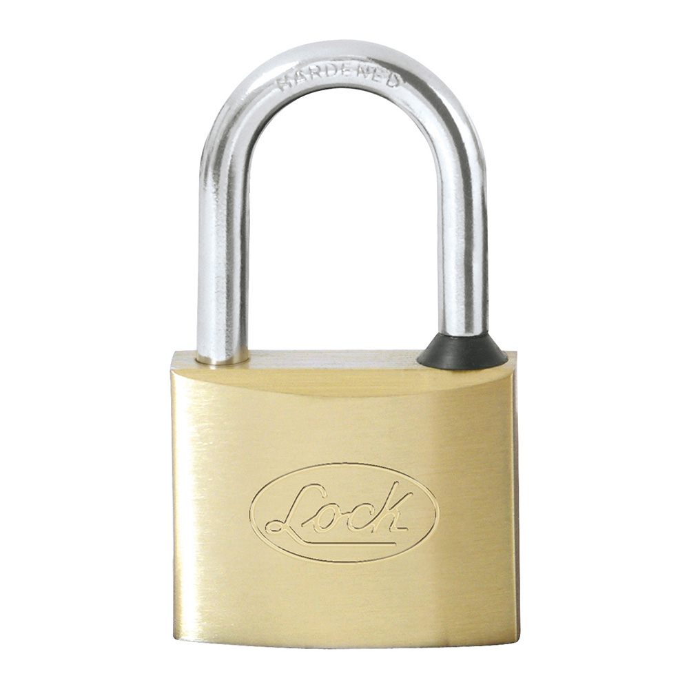 Candado de latón largo 30 mm, llave estándar, Lock