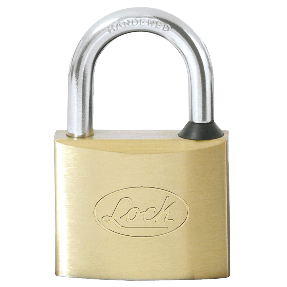 Candado de latón corto 40 mm, llave estándar, Lock
