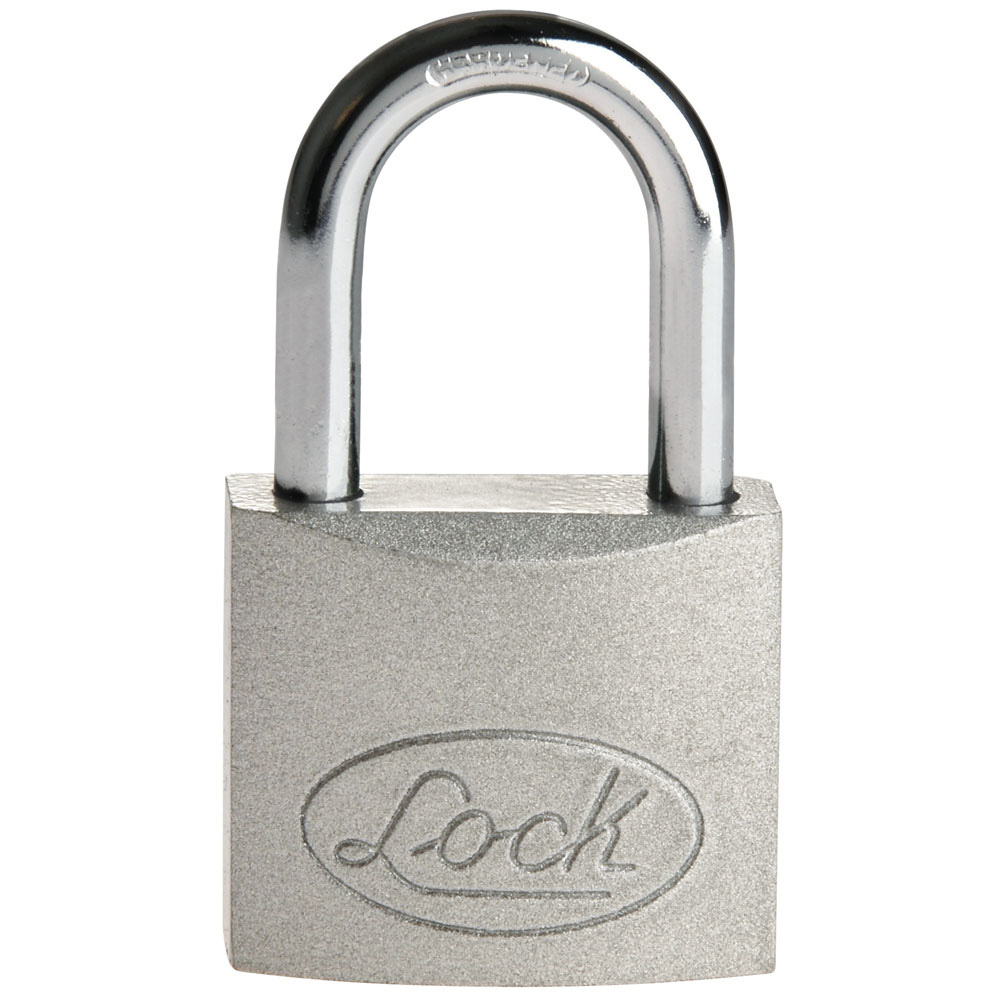 Candado de acero largo 38 mm, llave estándar, Lock