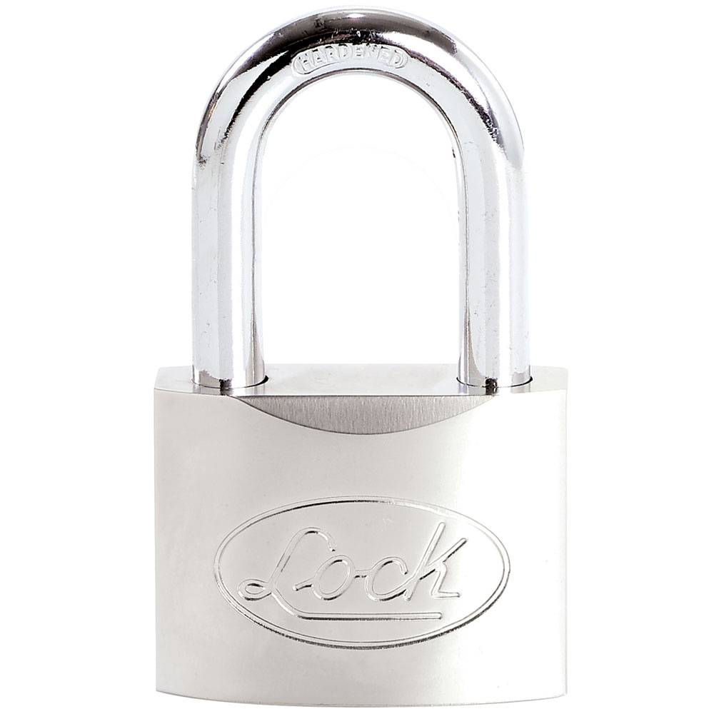 Candado de acero  largo 60 mm, llave abloy, Lock
