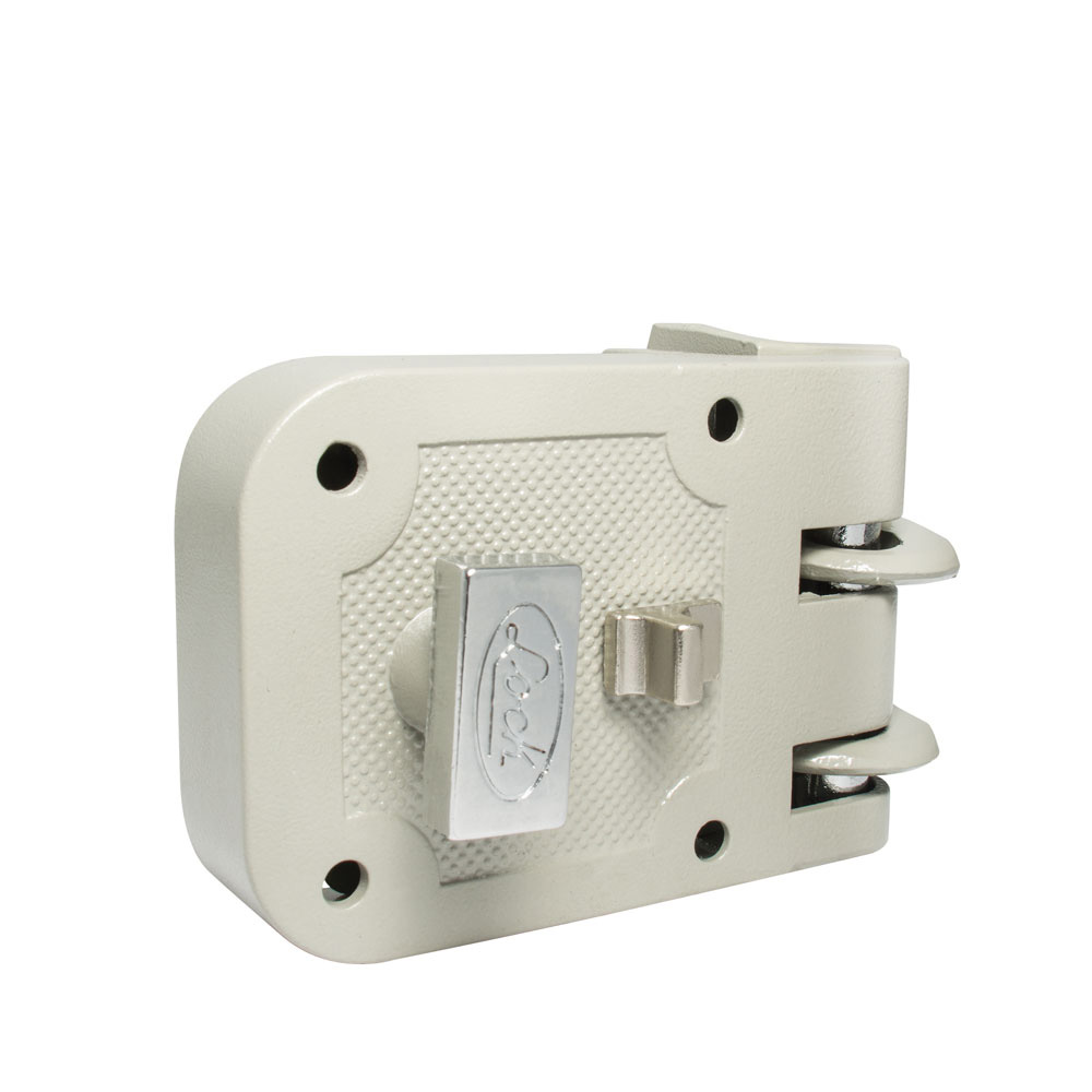 Cerradura de sobreponer función puerta corrediza, derecha, llave estándar, en caja, Lock