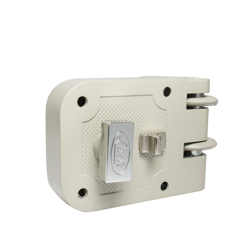 Cerradura de sobreponer función puerta corrediza, izquierda, llave estándar, en caja, Lock