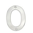 Número 0 bold 4" níquel satinado, Lock