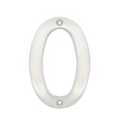 Número 0 slim 4" níquel satinado, Lock