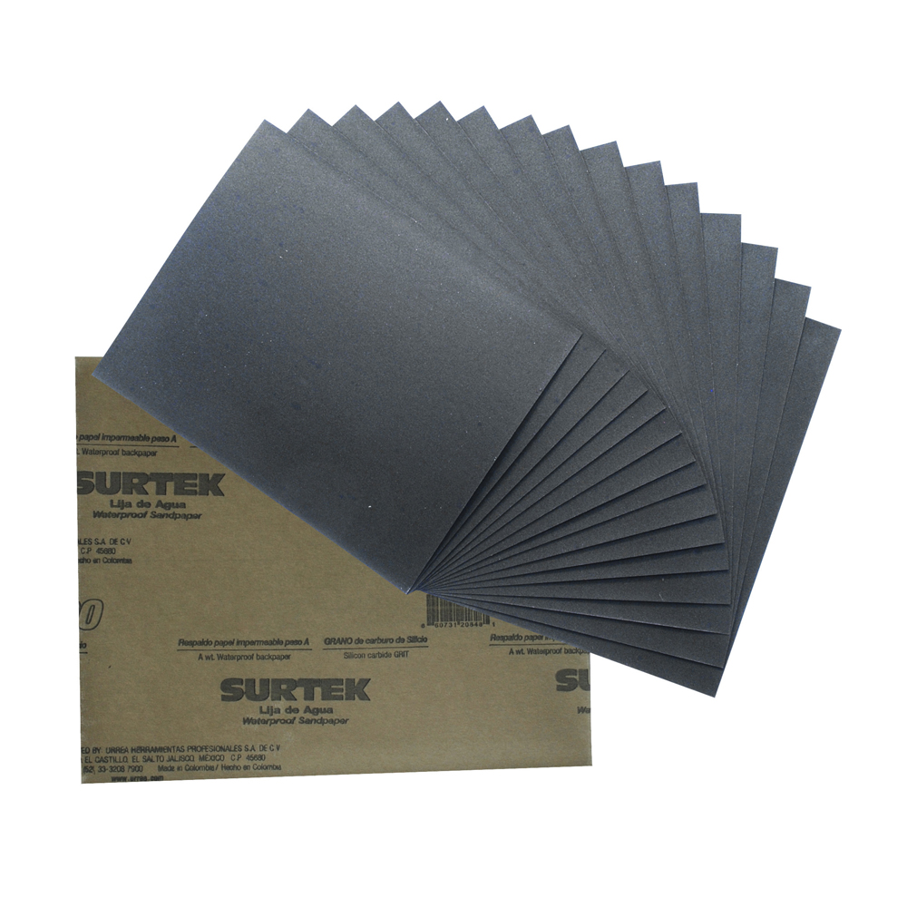Lija de agua, grano 240, Surtek