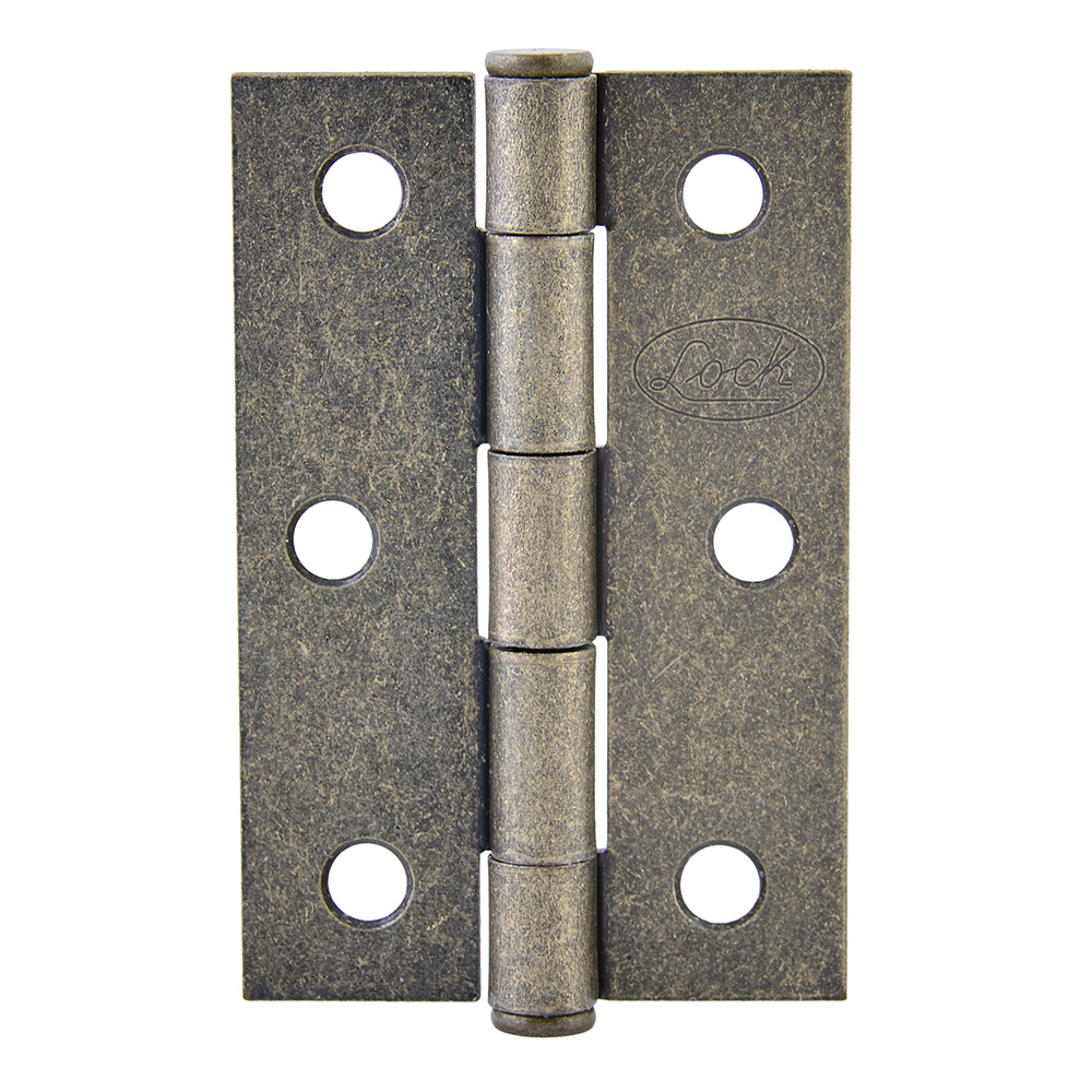 Bisagra alargada latón antiguo 1.5" x 1.46", Lock