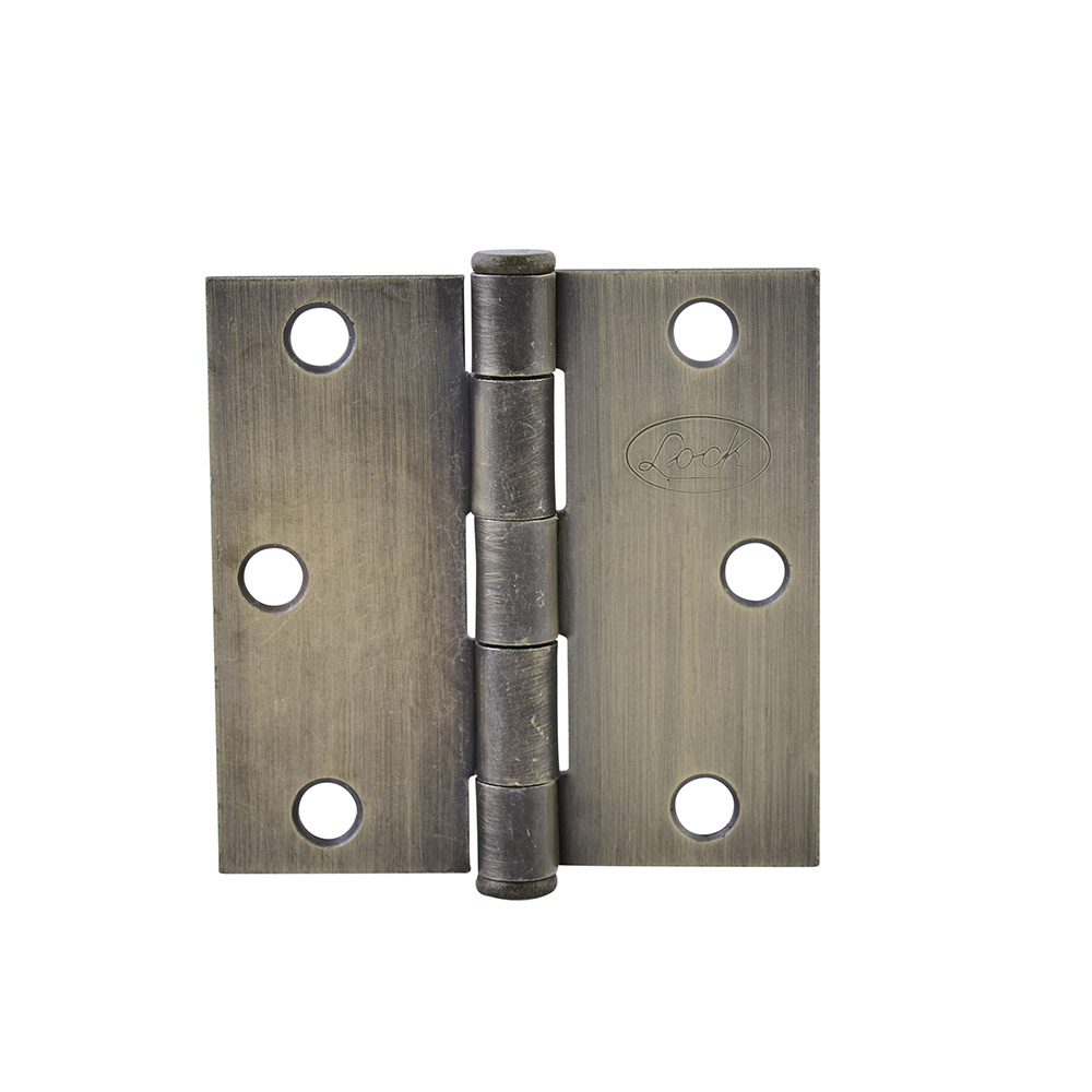 Bisagra cuadrada latón antiguo 2.5" x 2.5", Lock