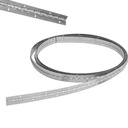 Bisagra piano barrenadas 1" x 1 m, natural, en caja, Lock