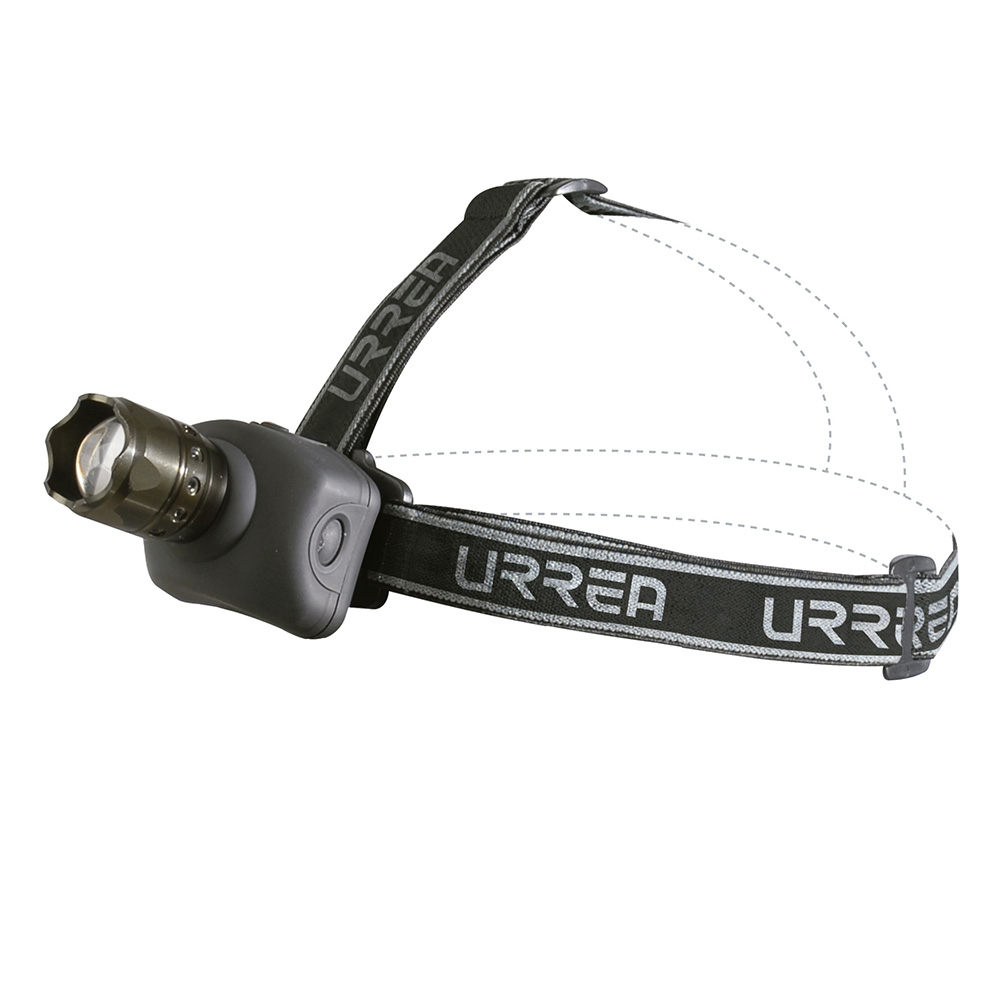 Linterna de LED para cabeza a baterías de 100 lm, Urrea