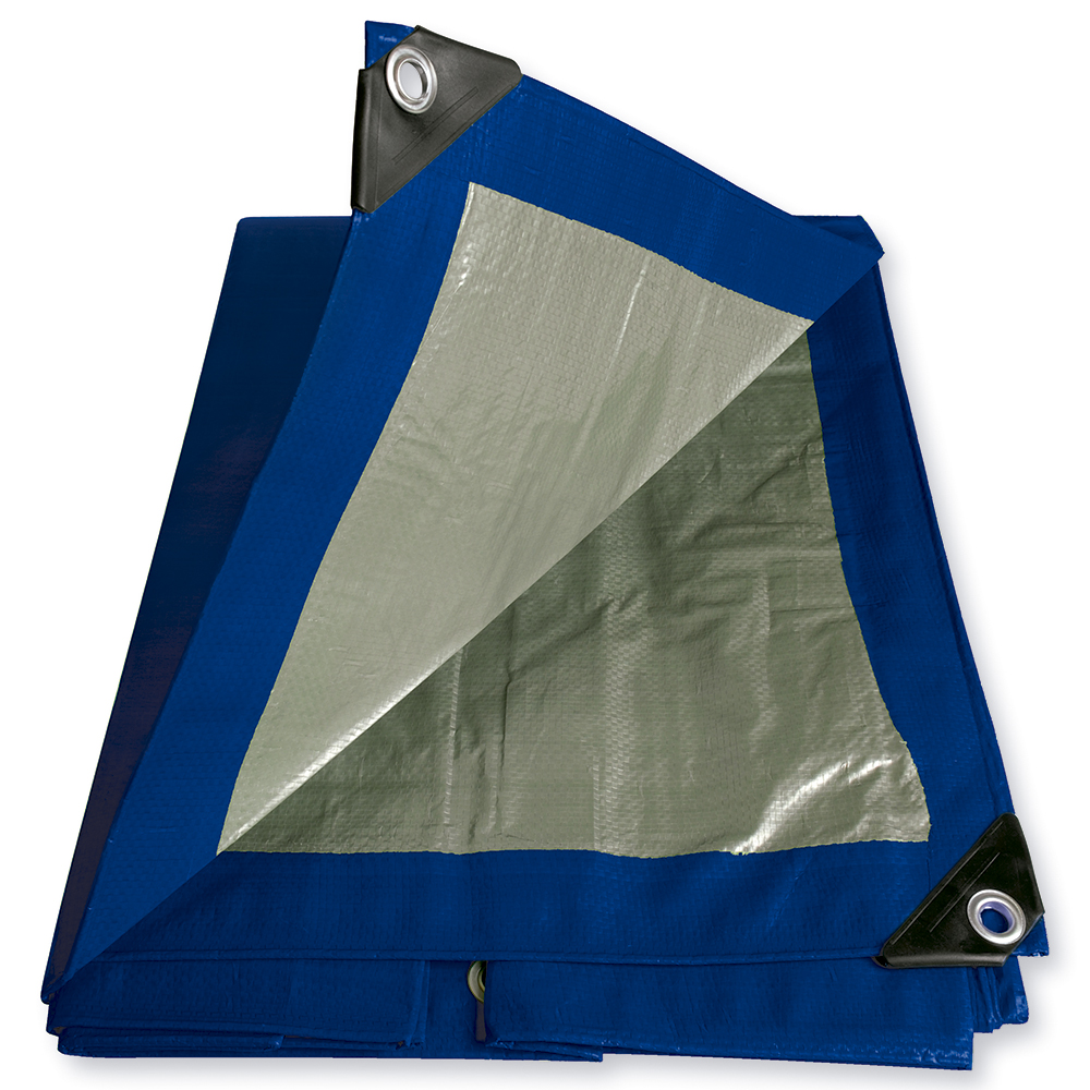 Lona de polietileno color azul 3.04 x 3.04 m, Foy