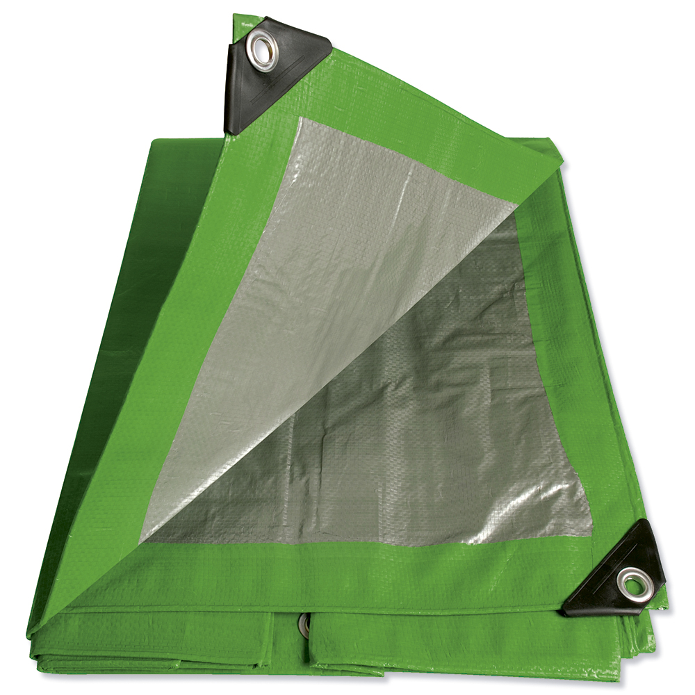 Lona de polietileno color verde 5.48 x 6.09 m, Foy
