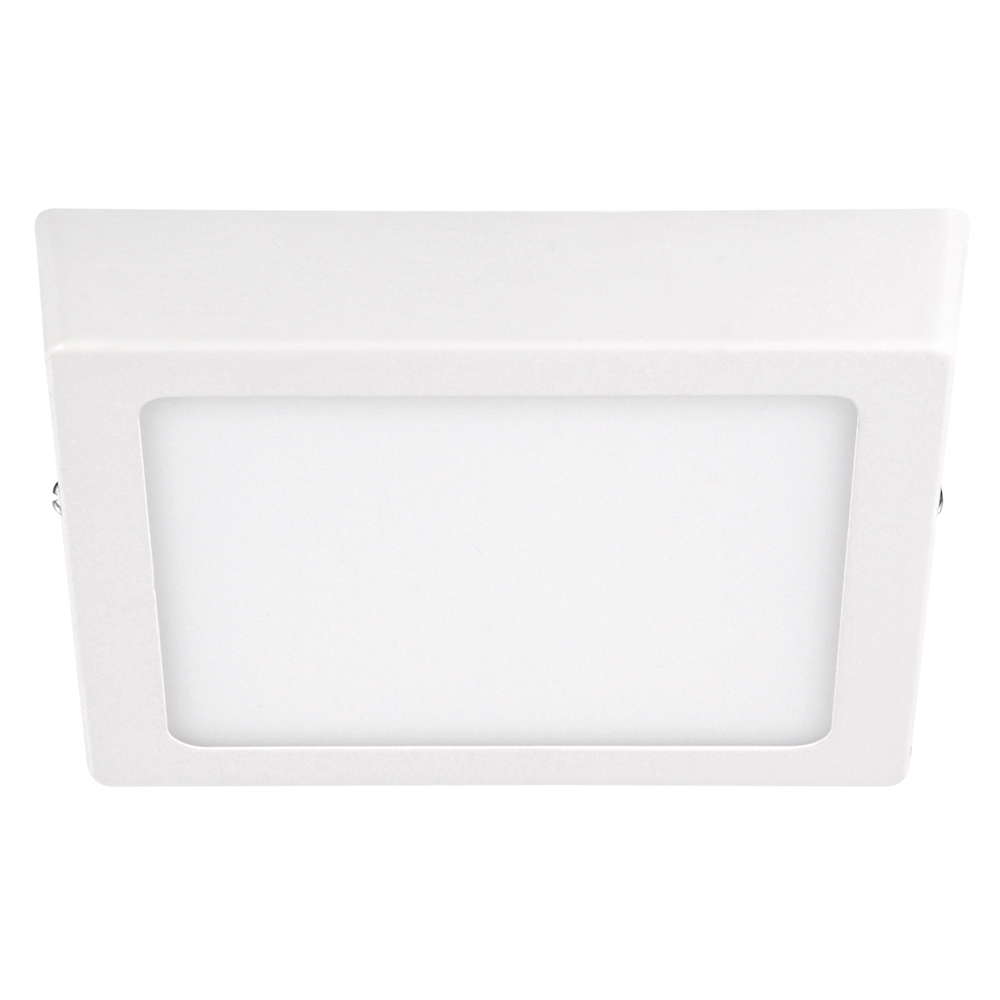 Luminario de LED de sobreponer cuadrado 12 W, luz fría, Surtek