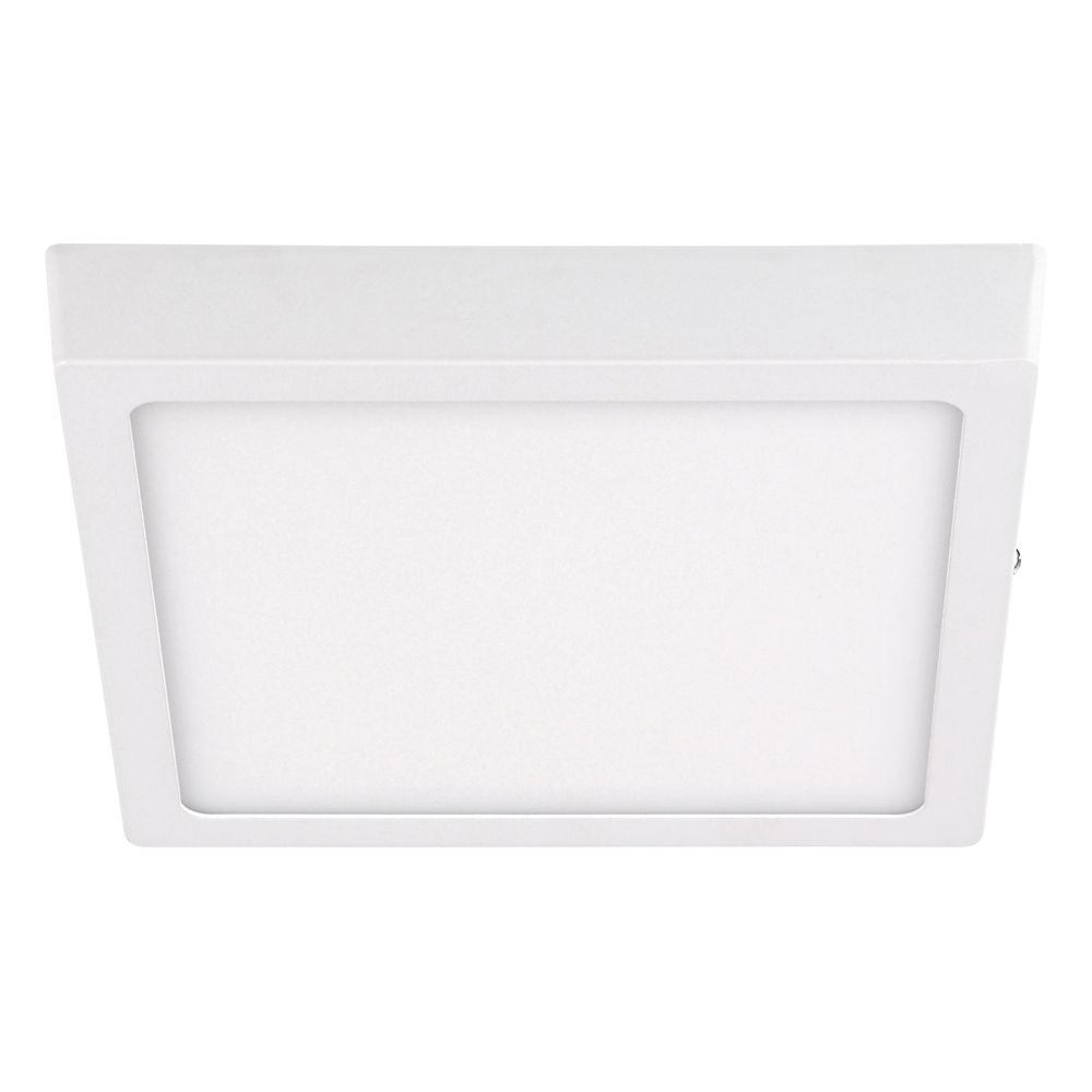 Luminario de LED de sobreponer cuadrado 18 W, luz fría, Surtek