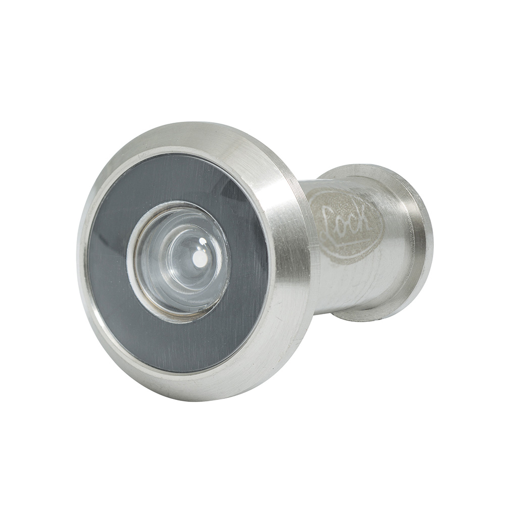 Mirilla para puerta níquel satinado, Lock