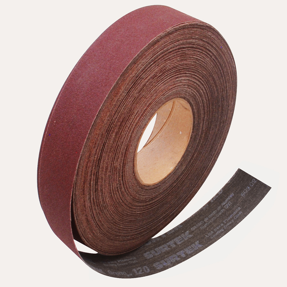 Lija en rollo para plomero 1-1/2 x 45 m, grano 120, Surtek
