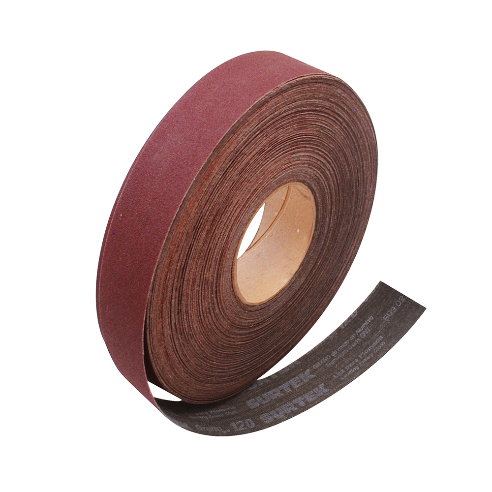 Lija en rollo para plomero 1-1/2 x 5 m, grano 120, Surtek